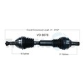 Surtrack Axle Cv Axle Shaft, Vo-8078 VO-8078